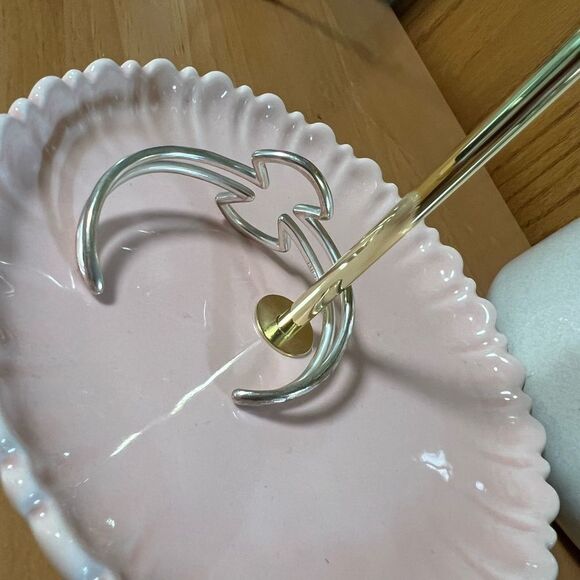 Lucky Brand Silver Cuff Bracelet #LBBR1 - Picture 3 of 6